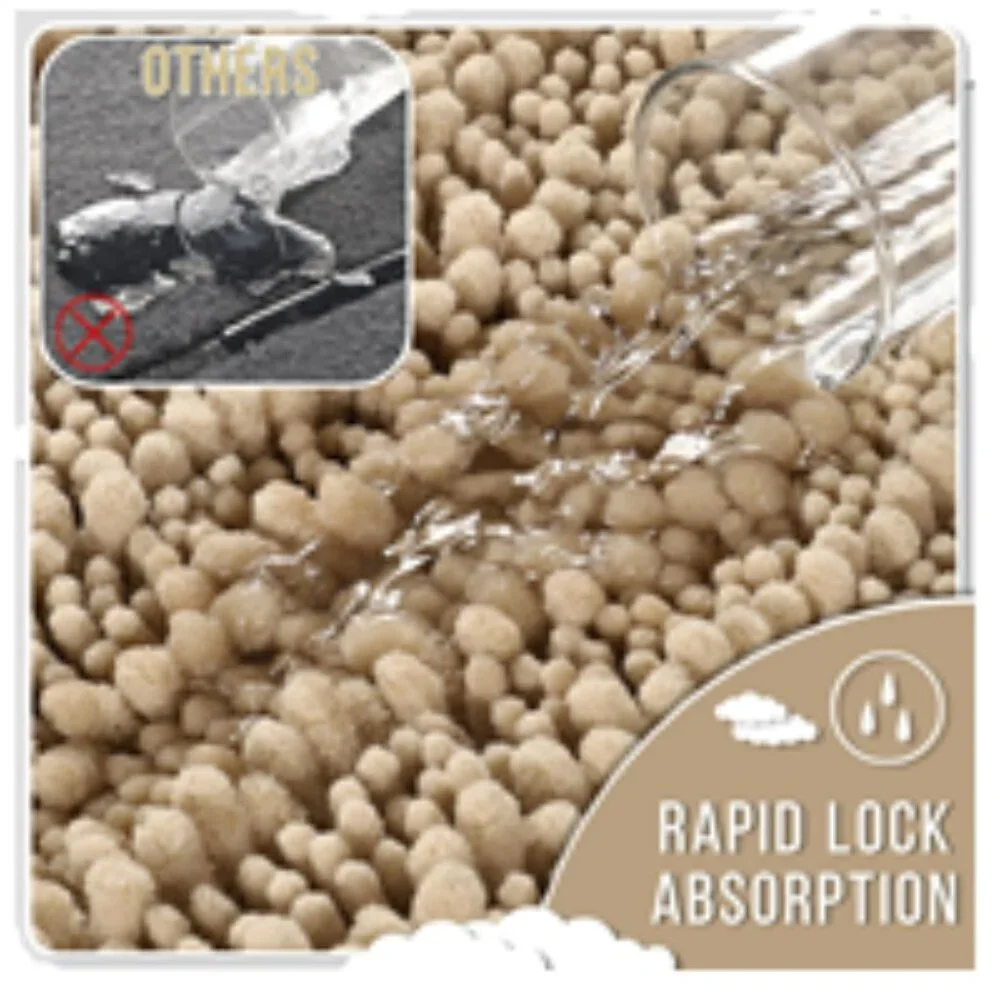 NIP~ Yimobra Bathroom Rug Non Slip, Washable 27